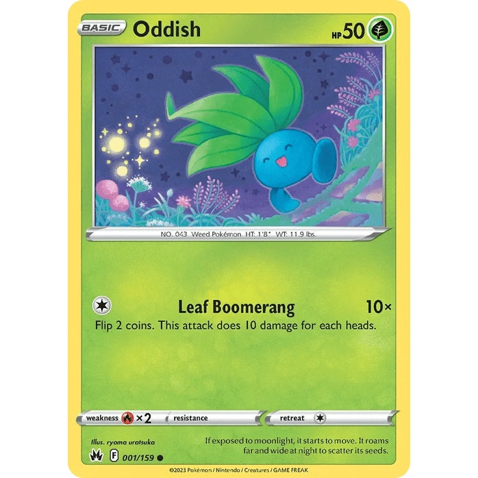 Oddish - Crown Zenith (Common) [CRZ-1] English / Near Mint / Normal