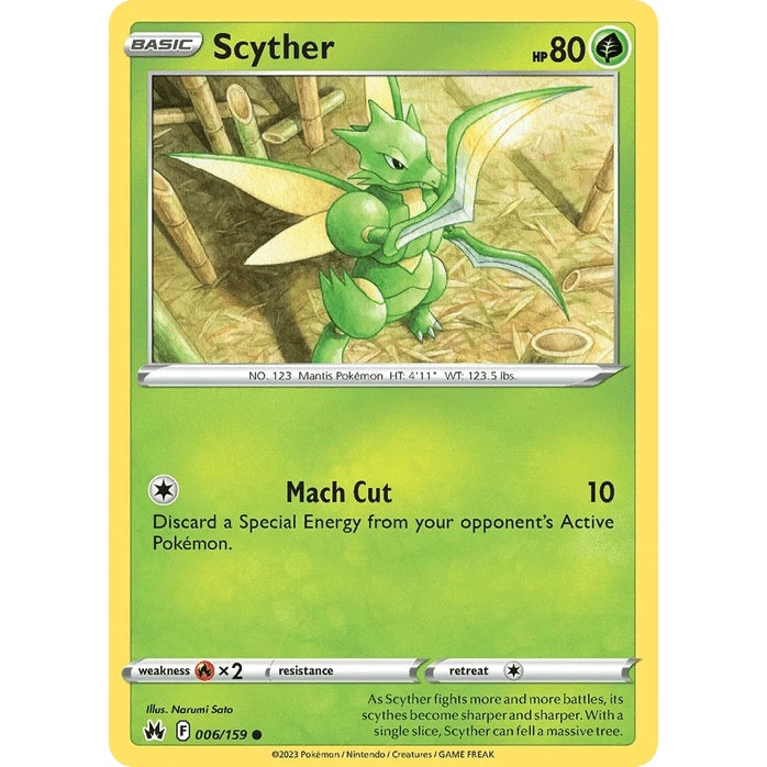 Scyther - Crown Zenith (Common) [CRZ-6] English / Near Mint / Normal
