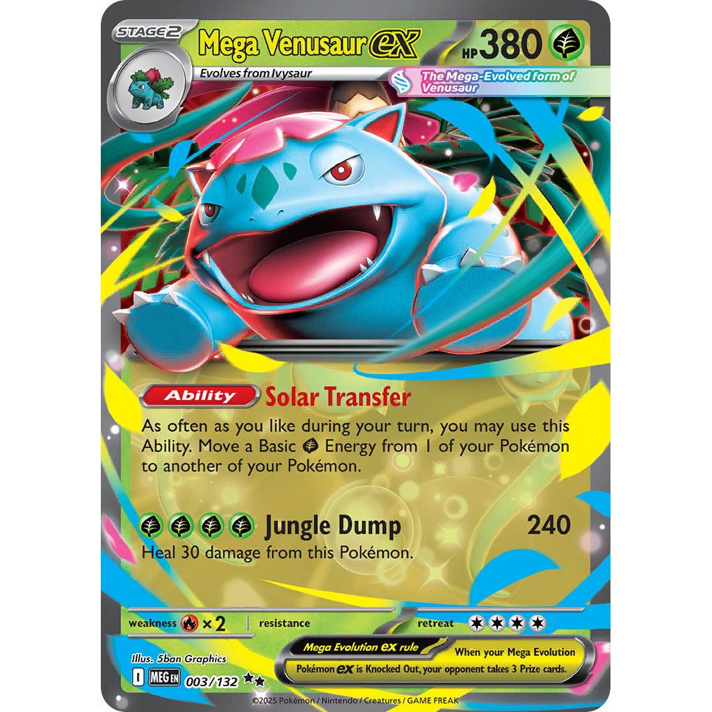 Mega Venusaur ex 3/132 – Mega Evolution