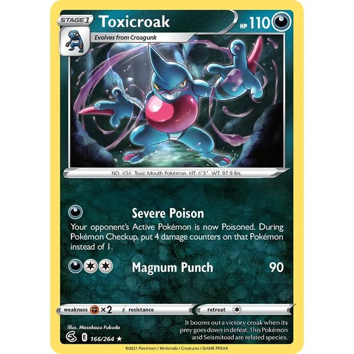 Toxicroak - Fusion Strike (Rare) [FST-166] English / Near Mint / Normal