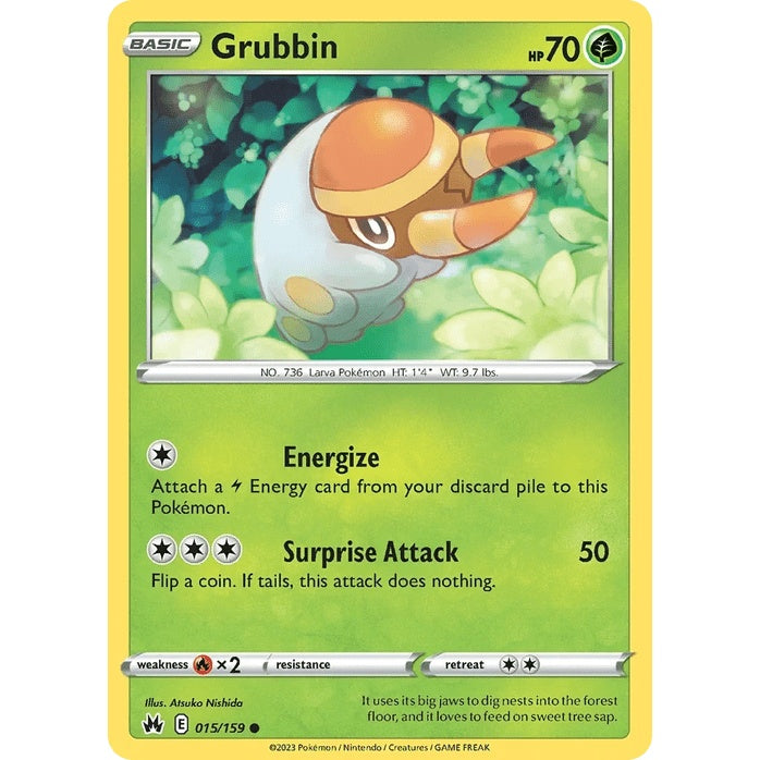 Grubbin 15/159 - Crown Zenith
