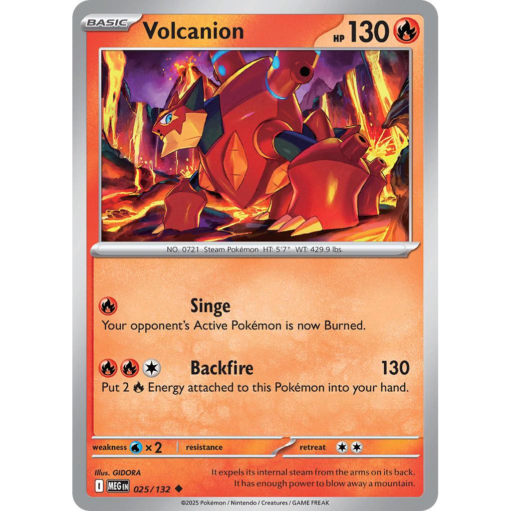 Volcanion 25/132 – Mega Evolution