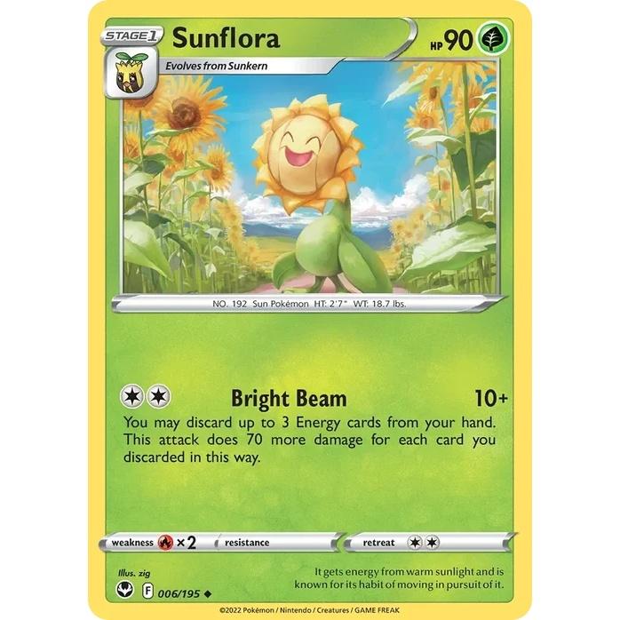 Sunflora - Silver Tempest (Uncommon) [SIT-6] English / Near Mint / Normal
