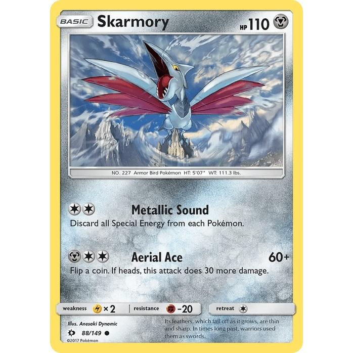 Skarmory 88/149 - Sun & Moon Base Set (Engelsk / Near Mint)