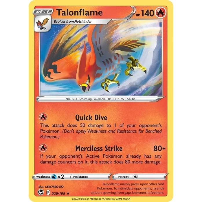 Talonflame - Silver Tempest (Rare) [SIT-29] English / Near Mint / Normal