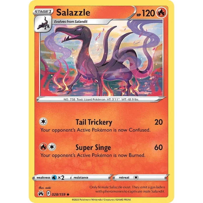 Salazzle - Crown Zenith (Uncommon) [CRZ-28] English / Near Mint / Normal