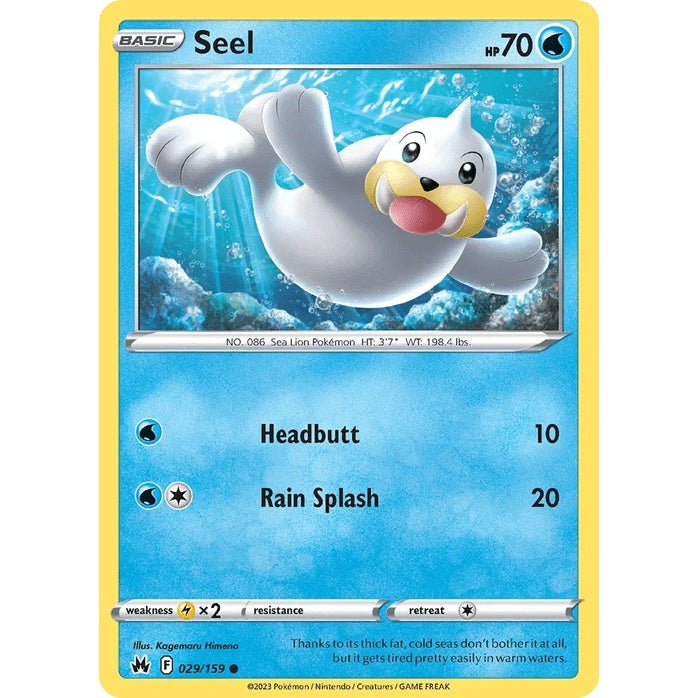 Seel - Crown Zenith (Common) [CRZ-29] English / Near Mint / Normal