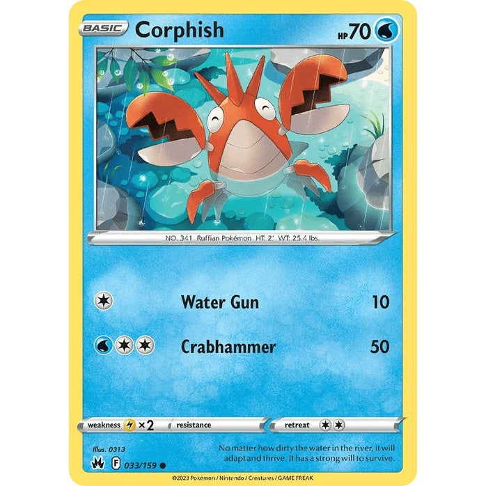 Corphish 33/159 - Crown Zenith