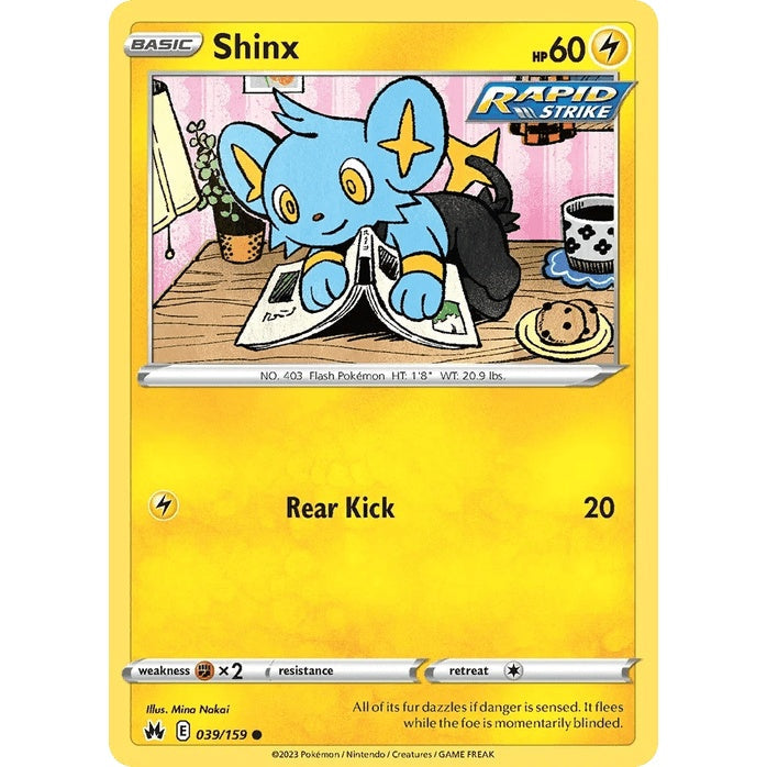 Shinx - Crown Zenith (Common) [CRZ-39] English / Near Mint / Normal