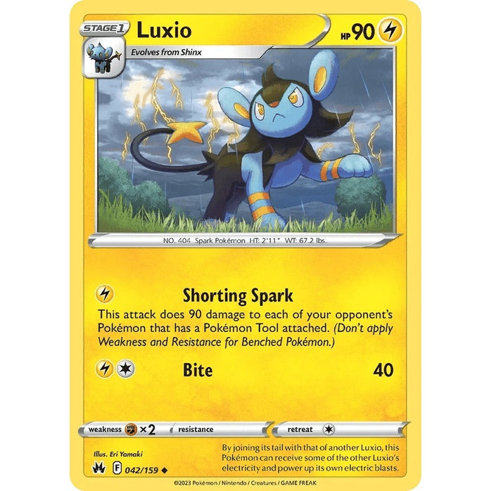 Luxio - Crown Zenith (Uncommon) [CRZ-42] English / Near Mint / Normal