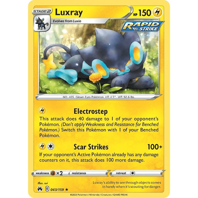 Luxray - Crown Zenith (Rare) [CRZ-43] English / Near Mint / Normal