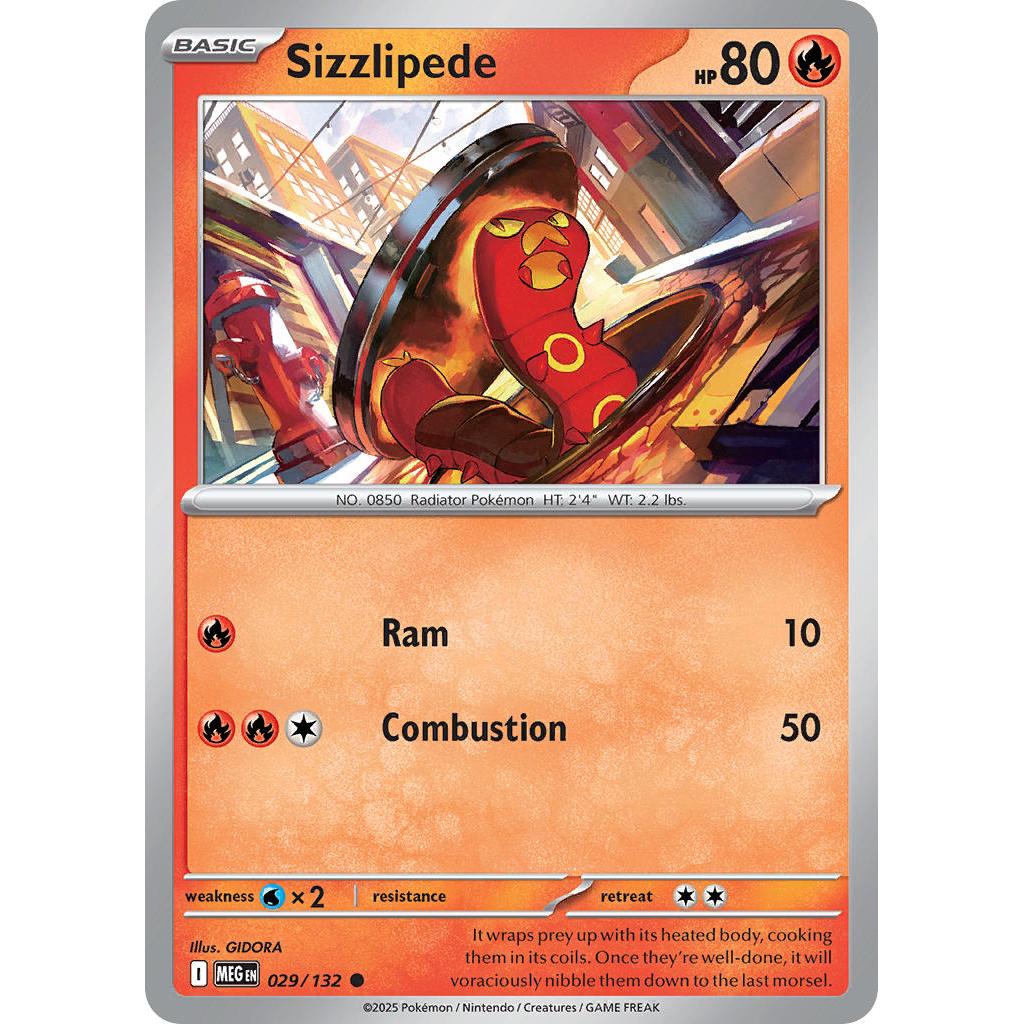 Sizzlipede 29/132 – Mega Evolution
