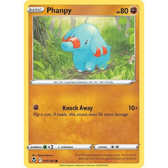 Phanpy - Silver Tempest (Common) [SIT-91] English / Near Mint / Normal