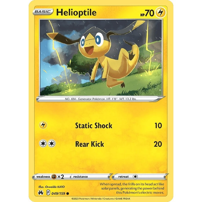 Helioptile - Crown Zenith (Common) [CRZ-49] English / Near Mint / Normal