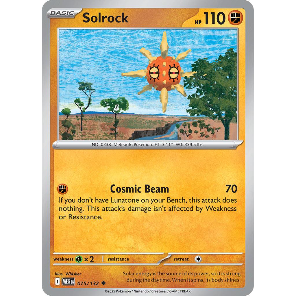 Solrock 75/132 – Mega Evolution