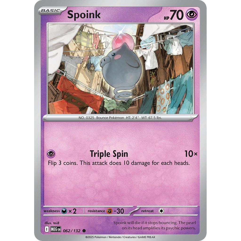 Spoink 62/132 – Mega Evolution