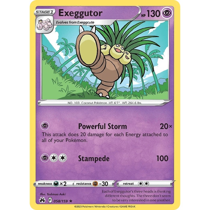 Exeggutor 58/159 - Crown Zenith