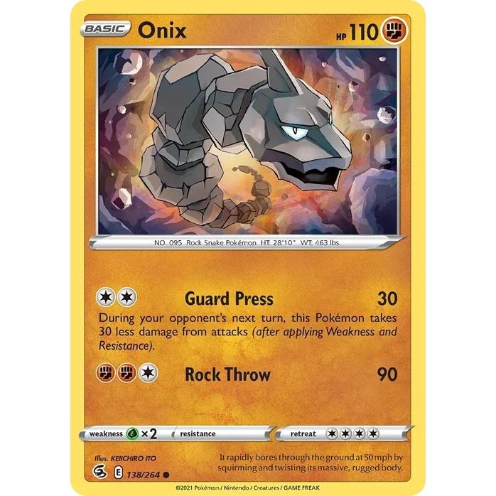 Onix - Fusion Strike (Common) [FST-138] English / Near Mint / Normal