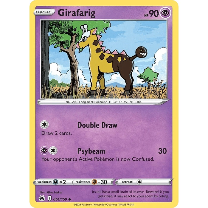 Girafarig 61/159 - Crown Zenith