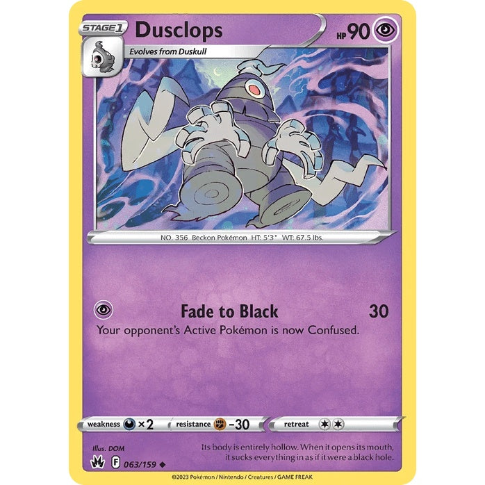 Dusclops 63/159 - Crown Zenith