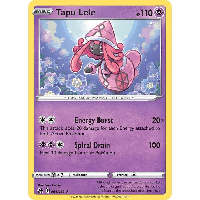 Tapu Lele 64/159 (Holo) - Crown Zenith