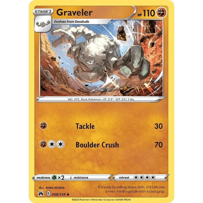 Graveler 68/159 - Crown Zenith