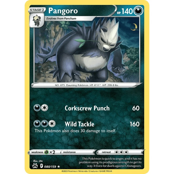 Pangoro - Crown Zenith (Rare) [CRZ-80] English / Near Mint / Normal