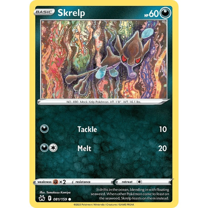 Skrelp - Crown Zenith (Common) [CRZ-81] English / Near Mint / Normal