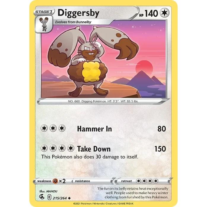 Diggersby - Fusion Strike (Uncommon) [FST-215] English / Near Mint / Normal