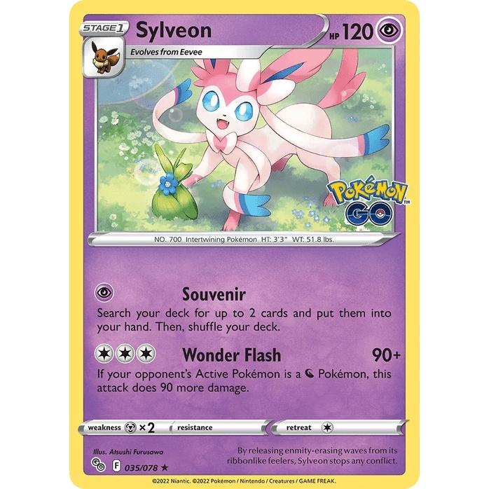 Sylveon - Pokémon GO (Holo Rare) [PGO-35] English / Near Mint / Normal