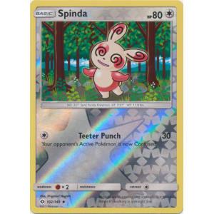 Spinda 102/149 - Sun & Moon (Engelsk / Near Mint)