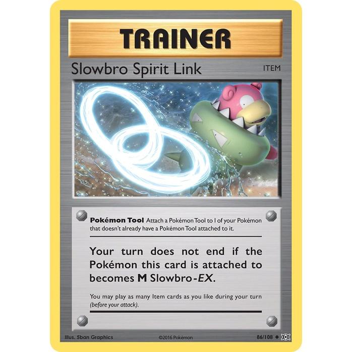 Slowbro Spirit Link - Evolutions (Uncommon) [EVO-86] English / Near Mint / Normal