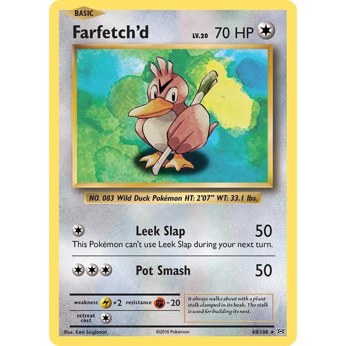 Farfetch'd - Evolutions (Rare) [EVO-68] English / Near Mint / Normal