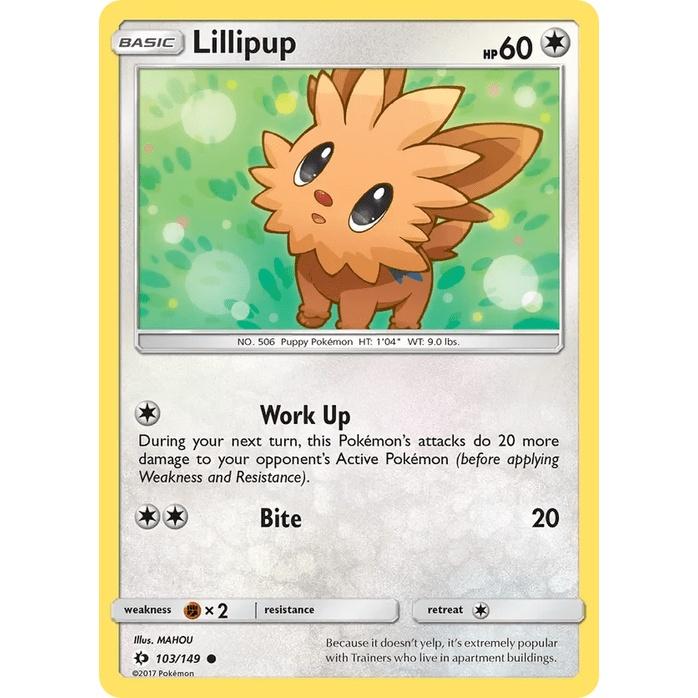 Lillipup 103/149 - Sun & Moon Base Set (Engelsk / Near Mint)