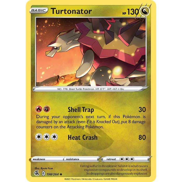 Turtonator - Fusion Strike (Uncommon) [FST-198] English / Near Mint / Normal