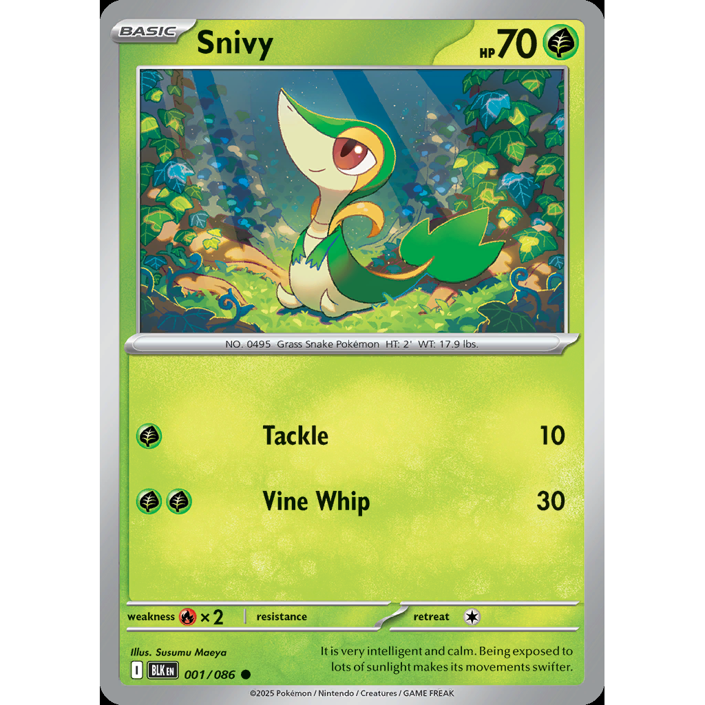 Snivy 1/086 - Black Bolt
