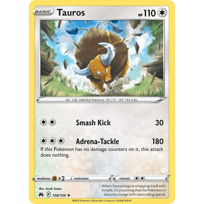 Tauros - Crown Zenith (Rare) [CRZ-106] English / Near Mint / Normal