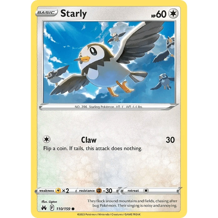 Starly 110/159 - Crown Zenith