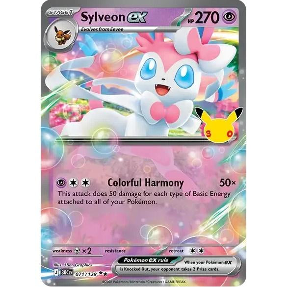 Sylveon ex - 30th Celebration (Double Rare) [30C-71] English / Near Mint / Normal