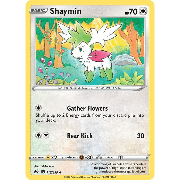Shaymin 115/159 - Crown Zenith