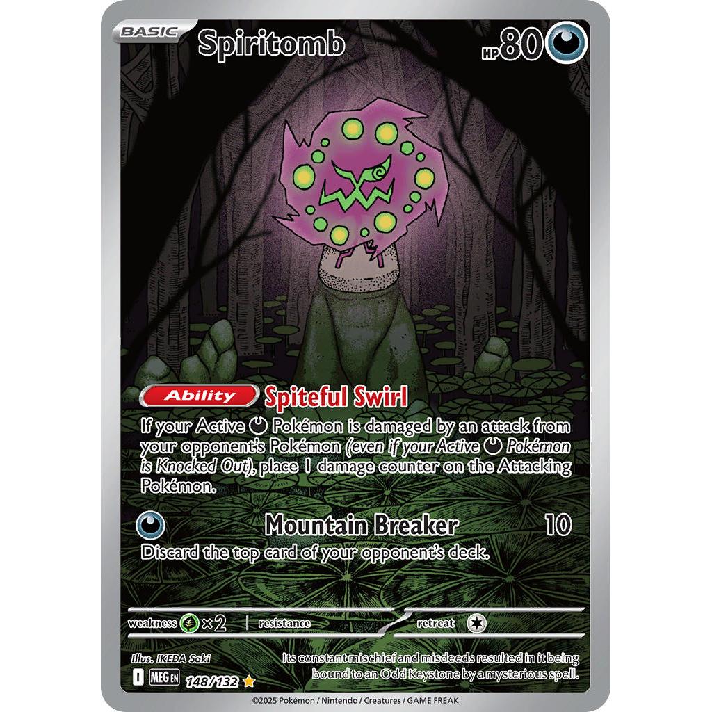 Spiritomb Illustration Rare 148/132 - Mega Evolutions
