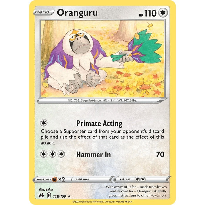 Oranguru 119/159 - Crown Zenith