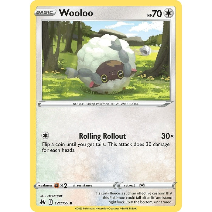 Wooloo - Crown Zenith (Common) [CRZ-121] English / Near Mint / Normal