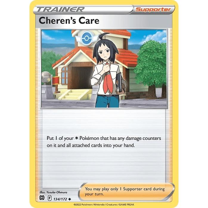 Cheren's Care 134/172 - Brilliant Stars (Engelsk / Near Mint)