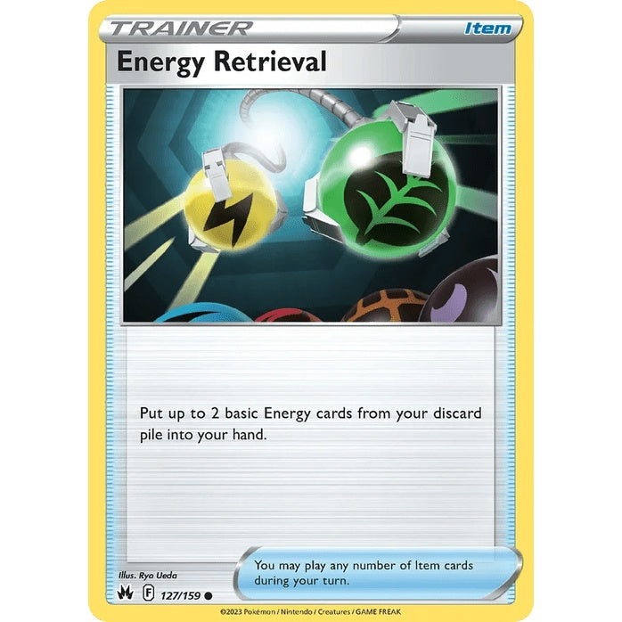 Energy Retrieval - Crown Zenith (Common) [CRZ-127] English / Near Mint / Normal