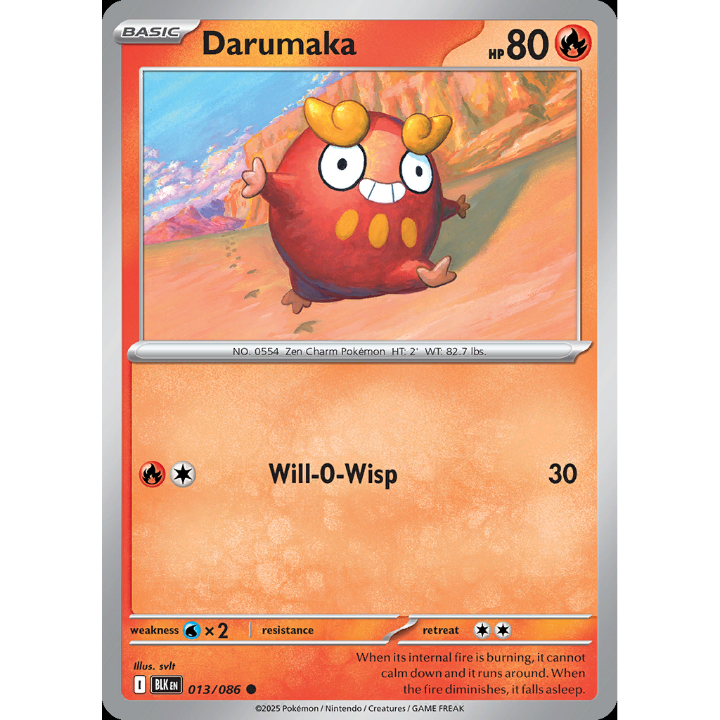 Darumaka 13/086 - Black Bolt