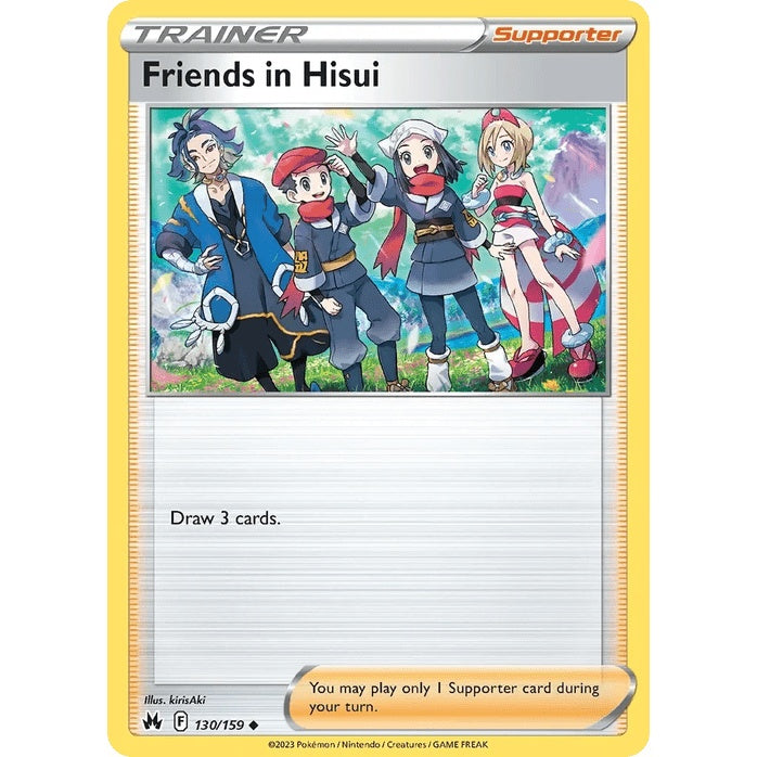 Friends in Hisui - Crown Zenith (Uncommon) [CRZ-130] English / Near Mint / Normal