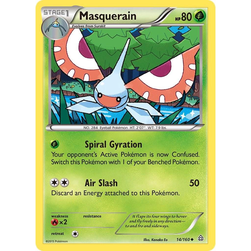 Masquerain 14/160 - Primal Clash (Engelsk / Light Played)