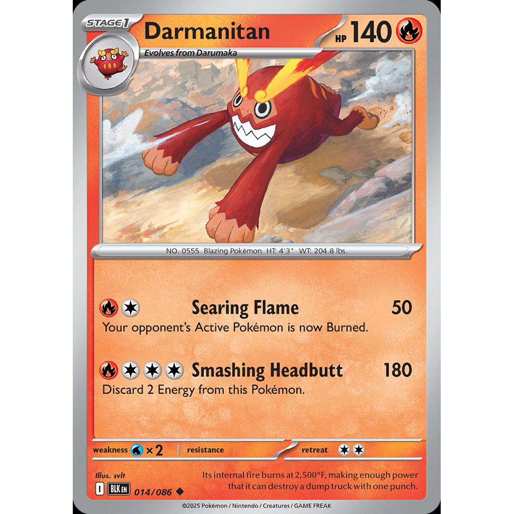 Darmanitan 14/086 - Black Bolt