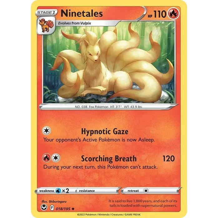Ninetales - Silver Tempest (Uncommon) [SIT-18] English / Near Mint / Normal